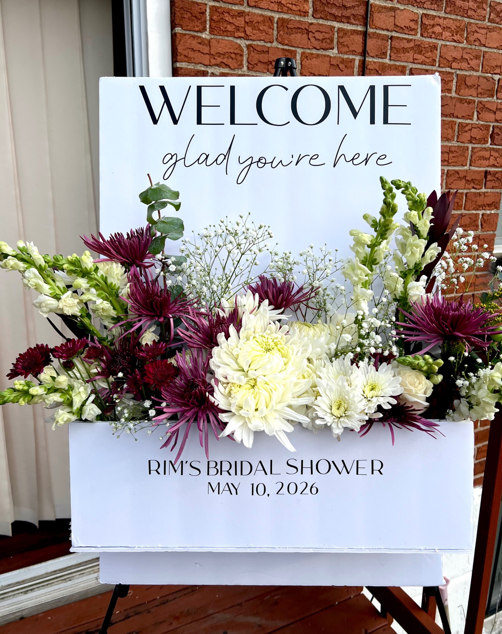 Bridal Shower Welcome Sign